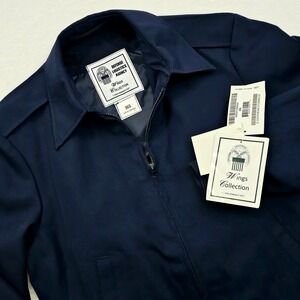 Defense Logistics Agency Air Force Jacket Mens 36S Blue Removable Liner Bomber